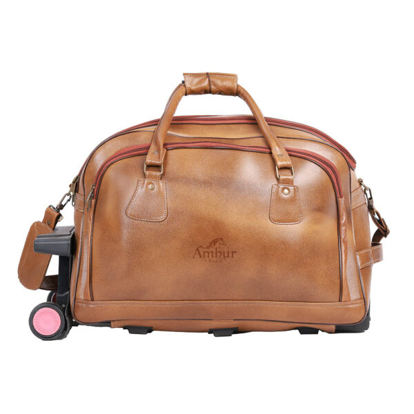 Leather Big Trolley Bag