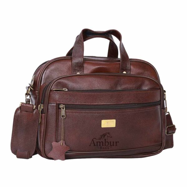 Leather-Premium-Messenger-bag-5Zipper